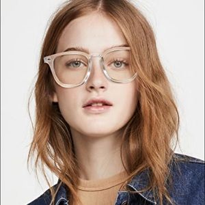 Le Specs NO BIGGIE Clear Blue Light Glasses Unisex